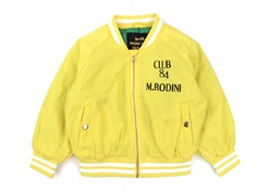 Mini Rodini transition jacket baseball pigeons yellow